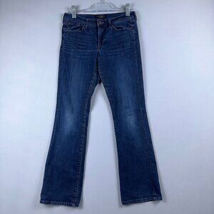 Banana Republic Slim Bootcut Jeans Womens Size 28/6 Regular Mid Rise Blue